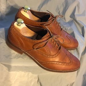 Leather Cole Haan Dress Shoe. With Nike Air Heel.